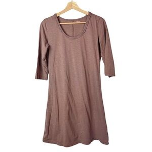 Garnet Hill | Dresses | Garnet Hill Meraki Linen Dress Striped Drop Waist  Cap Sleeve Relaxed Popover S | Poshmark